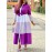 Plus Size - Plus Size, Women'S Plus Size Elegant Long Sleeve dress - Formal & Casual office to party Outfit, Button-Front Long Dress in Olive Green & White Vertical Stripes, Non-Stretch Fabric for Everyday & Special Events, Versatile Wardrobe Staple, Classic Round Neckline, Structured Silhouette, Stylish Blouse Dress, Professional Women