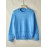1pc Women'S Casual Crew Neck Sweater, 100% Acrylic Knit Fabric, Solid Color Pullover with Slight Stretch, All-Season Long Sleeve Sweatshirt